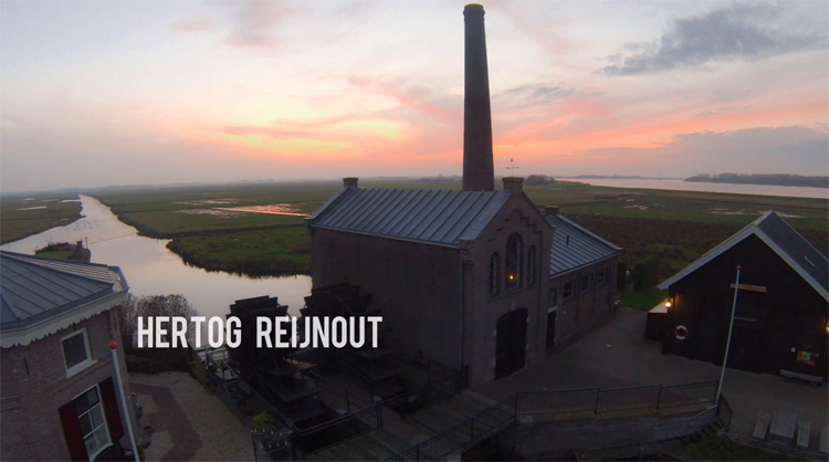 Stoomgemaal in Nijkerk gefilmd met DJI Phantom 2