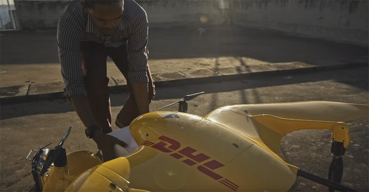 DHL test medicijnbezorging met drone in Afrika